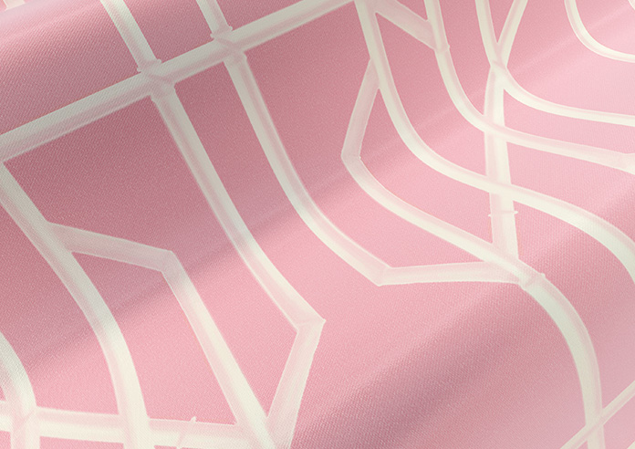 Bamboo Brights, Pink - Twist&Fit Roman Blind - Image 4